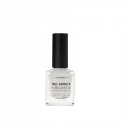 Korres - Βερνίκι Νυχιών Gel Effect Nail Colour 01 Blanc White - 11ml