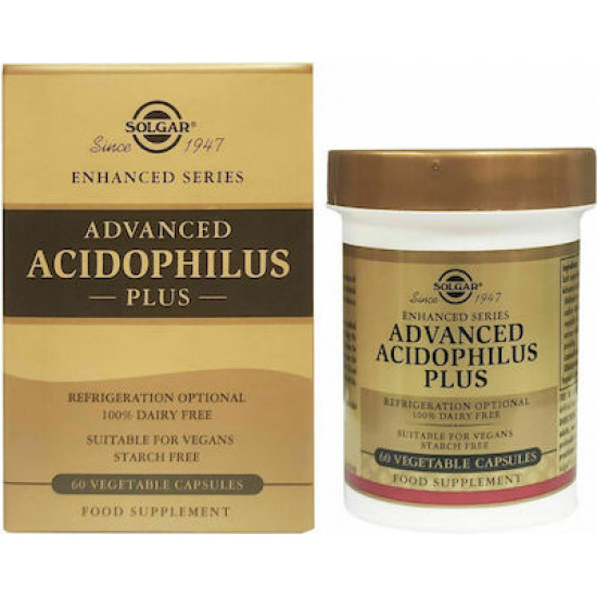 Solgar - Advanced Acidophilus Plus - 60 φυτικές κάψουλες