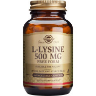Solgar - L-Lysine 500mg Λυσίνη Με Αντιοξειδωτικές Ιδιότητες - 50caps