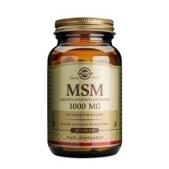 Solgar - MSM 1000mg (αντιοξειδωτικό, αντιφλεγμονώδες, αποτοξινωτικό) - 60tabs