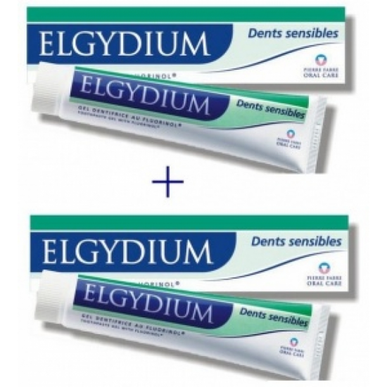 Elgydium - Sensitive Οδοντόκρεμα - 75ml 1 + 1