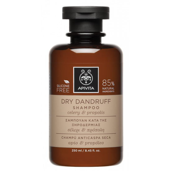 Apivita - Dry Dandruff Shampoo Σαμπουάν κατά της ξηροδερμίας με Σέλερι & Πρόπολη - 250ml
