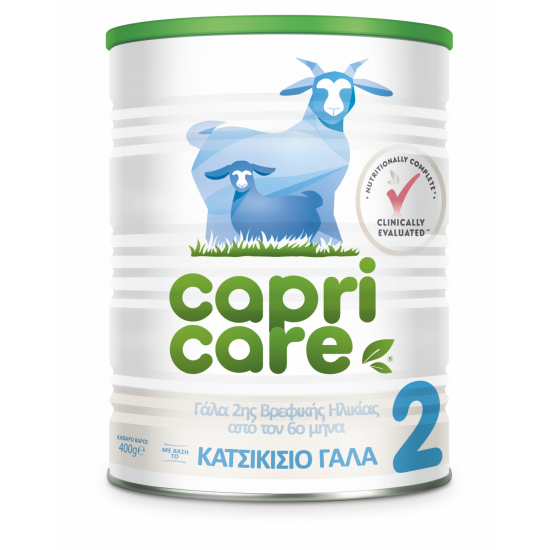 Capricare - Capricare 2 Κατσικίσιο γάλα 2ης Βρεφικής ηλικίας - 400gr