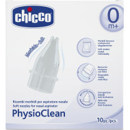 Chicco - PhysioClean Ανταλλακτικά Κιτ Αναρρόφησης Για Τη Μύτη - 10τμχ
