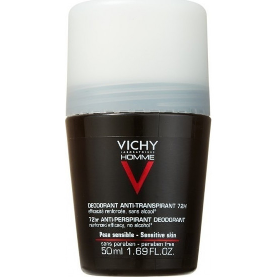 Vichy - Homme Deodorant Anti-Transpirant Roll-On 72h Ανδρικό Αποσμητικό κατά της Έντονης Εφίδρωσης - 50ml