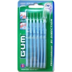 Sunstar - Gum bi-direction microfine (2314) Μεσοδόντια βουρτσάκια κατά της πλάκας 0,9mm - 6τμχ