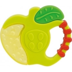 Chicco - Fresh relax teething ring Δροσιστικός κρίκος οδοντοφυΐας μήλο 4m+ - 1τμχ