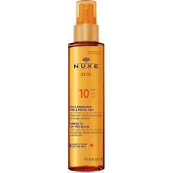 Nuxe - Sun tanning oil for face and body SPF10 Λάδι μαυρίσματος για πρόσωπο & σώμα - 150ml