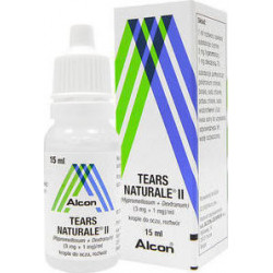 Alcon - Tears Naturale II Λιπαντικές οφθαλμικές σταγόνες - 15ml