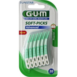 Sunstar - Gum soft-picks advanced regular (650) Μεσοδόντια βουρτσάκια μιας χρήσης - 30τμχ