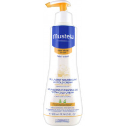 Mustela - Nourishiing Cleansing Gel with Cold Cream Θρεπτικό Καθαριστικό Τζελ για το ξηρό βρεφικό δέρμα - 300ml