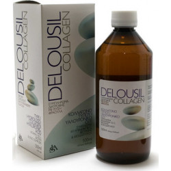SJA Pharm - Delousil collagen Κολλαγόνο με υαλουρονικό με γεύση φράουλα - 500ml