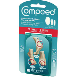 Compeed - Blister  Επιθέματα Για Φουσκάλες σε 3 διαφορετικά μεγέθη - 5τμχ