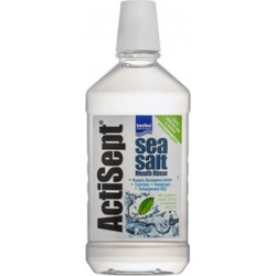 Intermed - Actisept sea salt mouth rinse Στοματικό διάλυμα με φυσικό θαλασσινό αλάτι - 500ml