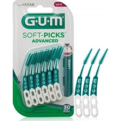 Sunstar - Gum soft-picks advanced large (651) Μεσοδόντια βουρτσάκια μιας χρήσης (Μεγάλο μέγεθος) - 30τμχ