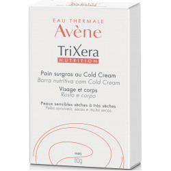 Avene - Trixera Nutrition Pain Surgras au Cold Cream Υπερλιπαντική πλάκα καθαρισμού για πρόσωπο & σώμα ξηρό έως πολύ ξηρό - 100gr