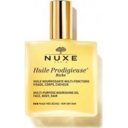 Nuxe - Huile prodigieuse riche multi purpose oil Θρεπτικό λάδι για πρόσωπο, σώμα & μαλλιά - 100ml