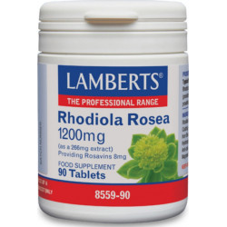 Lamberts - Rhodiola rosea 1200mg Συμπλήρωμα διατροφής για φυσική & πνευματική ενέργεια - 90tabs