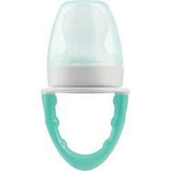 Dr. Brown's - Fresh firsts silicone feeder mint Τροφοδότης με θηλή σιλικόνης και καπάκι μεταφοράς γαλαζοπράσινο - 1τμχ