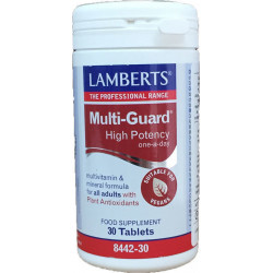 Lamberts - Multi-guard high potency Πολυβιταμινούχο συμπλήρωμα διατροφής υψηλής περιεκτικότητας σε μικροθρεπτικά συστατικά - 30tabs