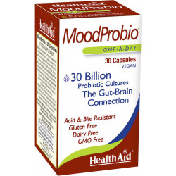 Health Aid - MoodProbio Προβιοτικά για τη σωστή λειτουργία εγκεφάλου και εντέρου - 30caps
