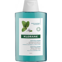 Klorane - Anti-Pollution Shampooing Detox A La Menthe Aquatique - Σαμπουάν Αποτοξίνωσης Με Υδάτινη Μέντα - 200ml