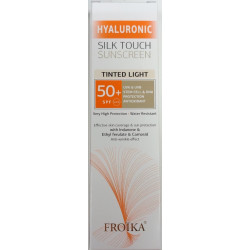 Froika - Hyaluronic silk touch sunscreen tinted light cream SPF50+ Αντηλιακό προσώπου με ελαφρύ χρώμα - 40ml