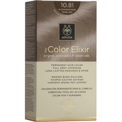 Apivita - My color elixir No 10.81 platinum blonde pearl ash Μόνιμη βαφή μαλλιών (Κατάξανθο περλέ σαντρέ) - 1τμχ