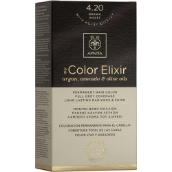 Apivita - My color elixir No 4.20 brown violet Μόνιμη βαφή μαλλιών (Καστανό βιολετί) - 1τμχ