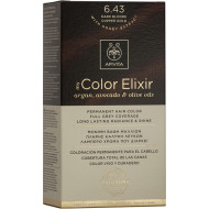 Apivita - My color elixir No 6.43 dark blonde copper gold Μόνιμη βαφή μαλλιών (Ξανθό σκούρο χάλκινο μελί) - 1τμχ