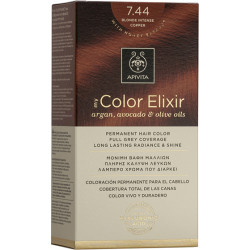 Apivita - My color elixir No 7.44 blonde intense copper Μόνιμη βαφή μαλλιών (Ξανθό έντονο χάλκινο) - 1τμχ