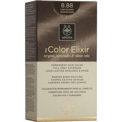 Apivita - My color elixir No 8.88 light blonde intense pearl Μόνιμη βαφή μαλλιών (Ξανθό ανοιχτό έντονο περλέ) - 1τμχ