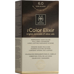 Apivita - My color elixir No 6.0 dark blonde Μόνιμη βαφή μαλλιών (Ξανθό σκούρο) - 1τμχ