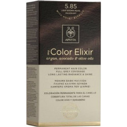Apivita - My color elixir No 5.85 light brown pearl mahogany Μόνιμη βαφή μαλλιών (Καστανό ανοιχτό περλέ μαονί) - 1τμχ