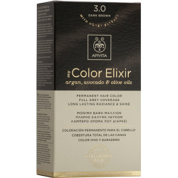 Apivita - My color elixir No 3.0 dark brown Μόνιμη βαφή μαλλιών (Καστανό σκούρο) - 1τμχ
