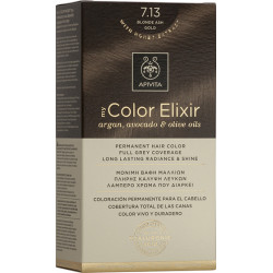 Apivita - My color elixir No 7.13 blonde ash gold Μόνιμη βαφή μαλλιών (Ξανθό σαντρέ μελί) - 1τμχ