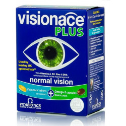 Vitabiotics - Visionace plus Συμπλήρωμα διατροφής για τη διατήρηση της υγείας των ματιών - 28tabs & 28caps