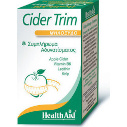 Health Aid - Cider Trim Συμπλήρωμα Διατροφής Για απώλεια και διατήρηση βάρους - 90caps
