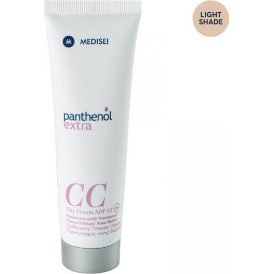 Medisei - Panthenol extra CC day cream SPF15 light shade Κρέμα ημέρας (Ανοιχτή απόχρωση) - 50ml