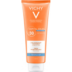 Vichy - Capital soleil beach protect fresh hydrating milk SPF30 Αντηλιακό γαλάκτωμα προσώπου & σώματος - 300ml