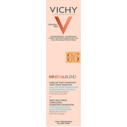 Vichy - Mineral blend make-up fluid 06 ocher Ενυδατικό make-up για όλους τους τύπους επιδερμίδας (Απόχρωση ocher) - 30ml