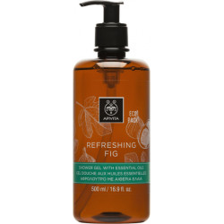 Apivita - Eco pack shower gel refreshing fig Αφρόλουτρο σώματος με αιθέρια έλαια - 500ml