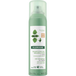 Klorane - Shampooing sec seboreducteur dry shampoo with nettle dark hair Ξηρό σαμπουάν με τσουκνίδα (Καστανά , σκούρα λιπαρά μαλλιά) - 150ml