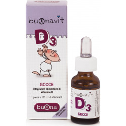 Buona - Buonavit D3 drops Συμπλήρωμα διατροφής Βιταμίνης D3 σε σταγόνες - 12ml