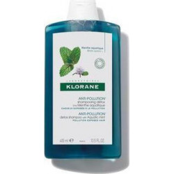 Klorane - Anti-Pollution Detox Shampoo Σαμπουάν με υδάτινη μέντα για μαλλιά εκτεθειμένα στη ρύπανση - 400ml