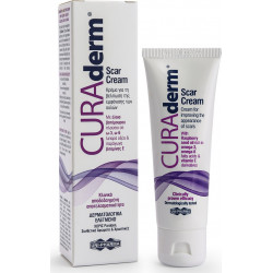 Uni-Pharma - Curaderm scar cream Κρέμα για τη βελτίωση της εμφάνισης των ουλών - 50ml