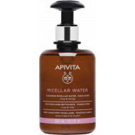 Apivita - Cleansing micellar water rose & honey Νερό καθαρισμού για πρόσωπο & μάτια με τριαντάφυλλο & μέλι - 300ml