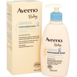 Aveeno - Baby dermexa moisturising wash Ενυδατικό καθαριστικό σώματος για μωρά με τάση για ατοπία - 300ml