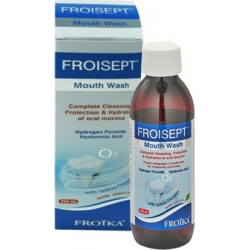 Froika - Froisept mouthwash with active oxygen & stevia Στοματικό διάλυμα με ενεργό οξυγόνο & στέβια - 250ml