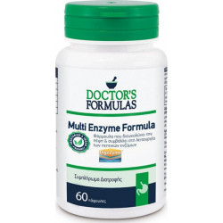 Doctor's Formulas - Multi enzyme formula Συμπλήρωμα διατροφής για την υγεία του πεπτικού - 60caps